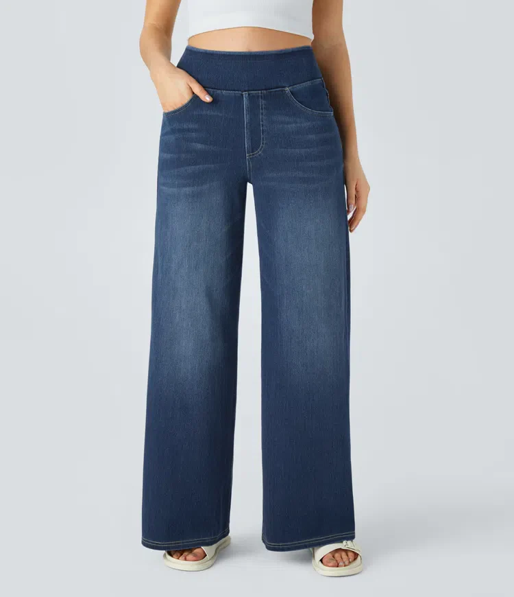 Wide Fit Jeans | Dames jeans met wijde pijpen - Image 9